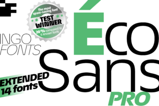 Éco Sans Pro Extended: A Bold Typeface for Editors